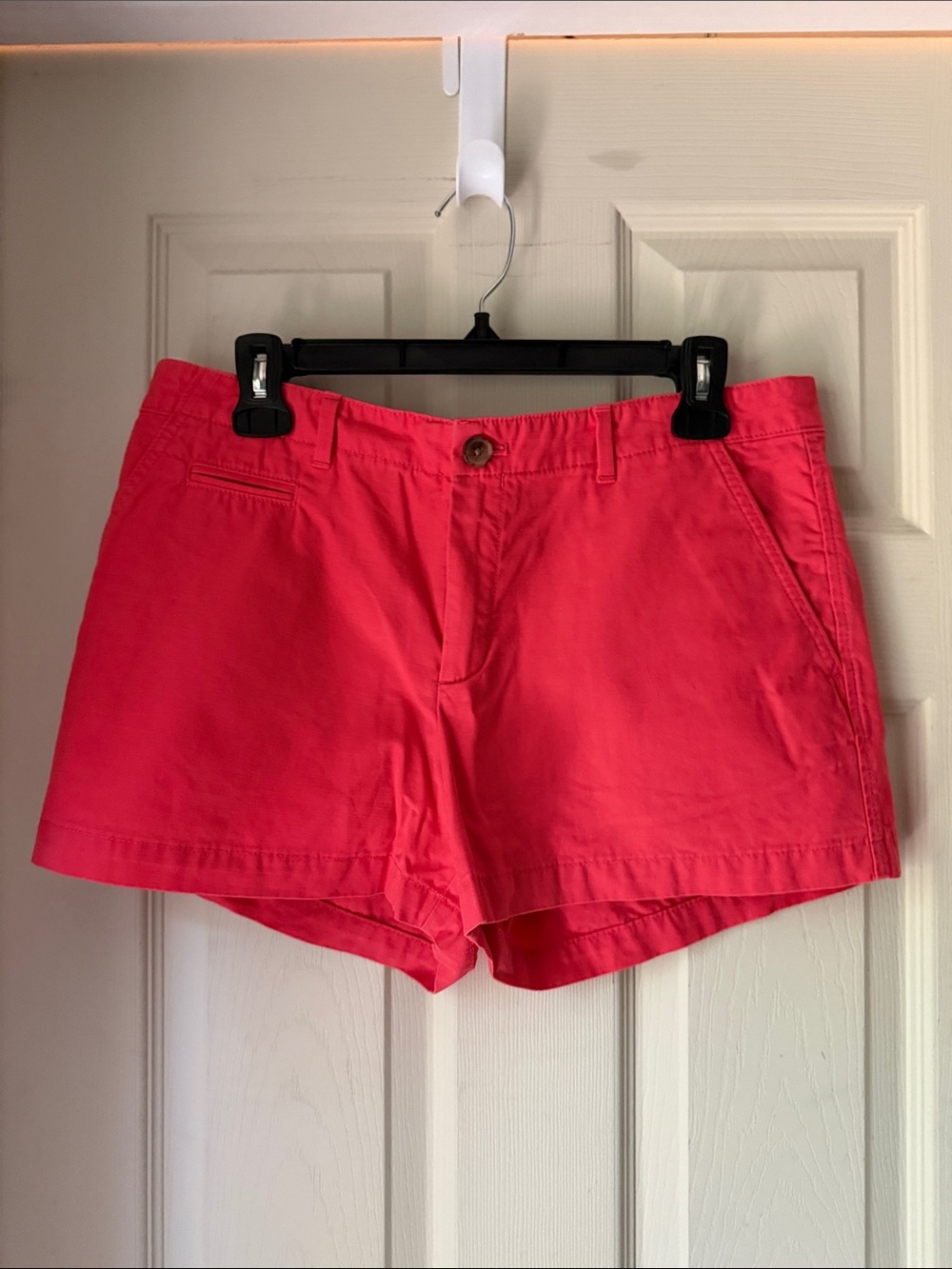 GAP Coral Pink Casual Cotton Bermuda Shorts